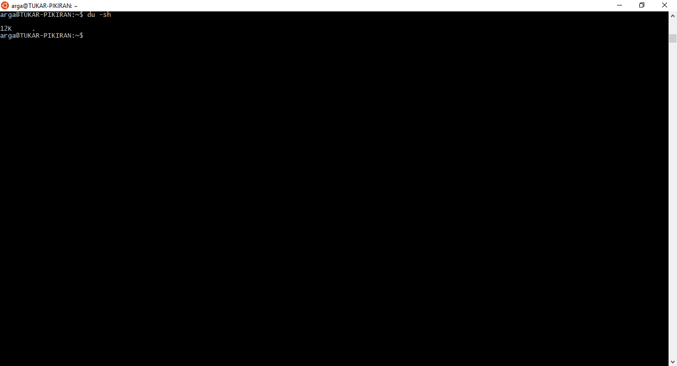 Perintah `du`
